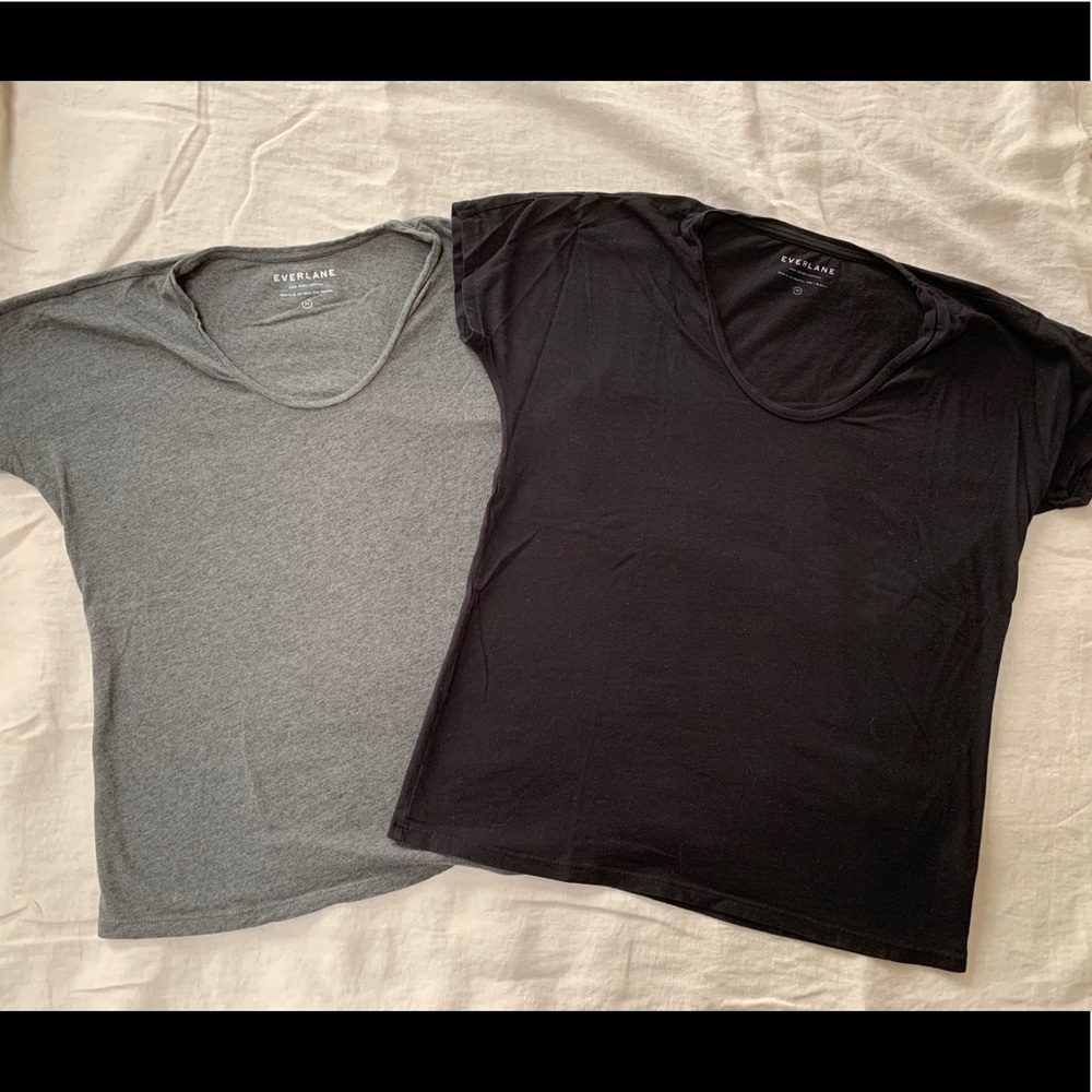 Two XS Everlane tshirts.